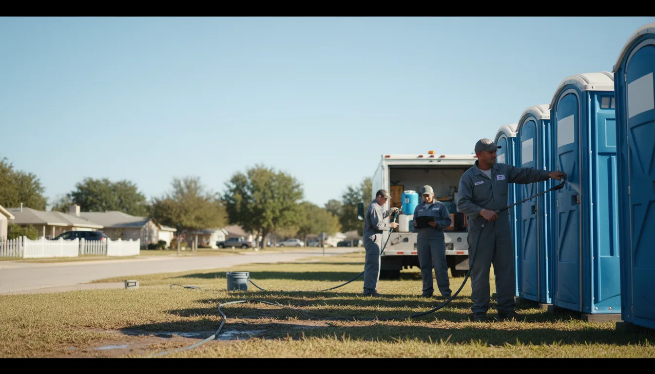 Long-Term Portable Toilet Rental in River Falls, AL near me
